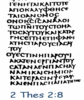 Codex Sinaiticus 2Thes2:8-9
